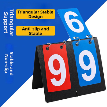 Tabuľka skórovací PVC, s možnosťou vlastného loga, vhodná pre stolný tenis, basketbal, biliard a volejbal