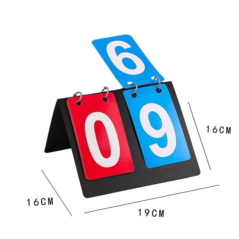 PVC pontozó tábla, testre szabható logóval, alkalmas asztaliteniszre, kosárlabdára, biliárdra és röplabdára