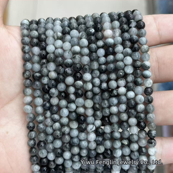 AB-razina kuglice od kamena oka orla za DIY nakit, slobodne perle za narukvicu, 4-14 mm