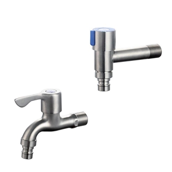 304 rozsdamentes acél mosógép csaptelek, falba beépíthető hosszabbító, 20 mm bemenet/kimenet, teljes réz szeleptest, 0–90 °C
