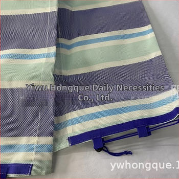 Vodné sieťové lehátko s skladacím nafukovacím chrbtom, plávajúce lôžko z PVC