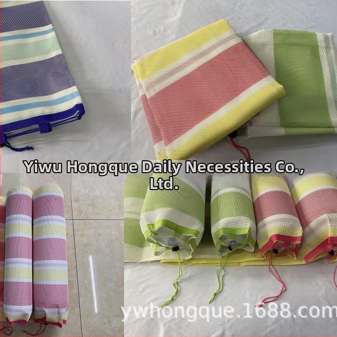 Vodné sieťové lehátko s skladacím nafukovacím chrbtom, plávajúce lôžko z PVC