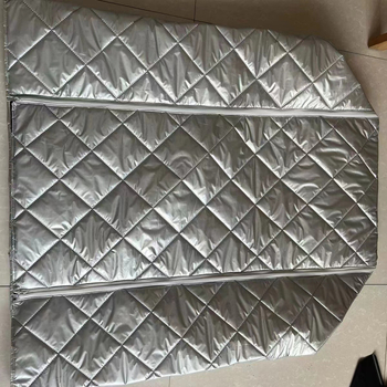 Materijal za navlaku automobila s aluminijskom folijom, ultrazvučno spojeni netkani materijal, trodimenzionalna reljefna pamučna quilt tkanina