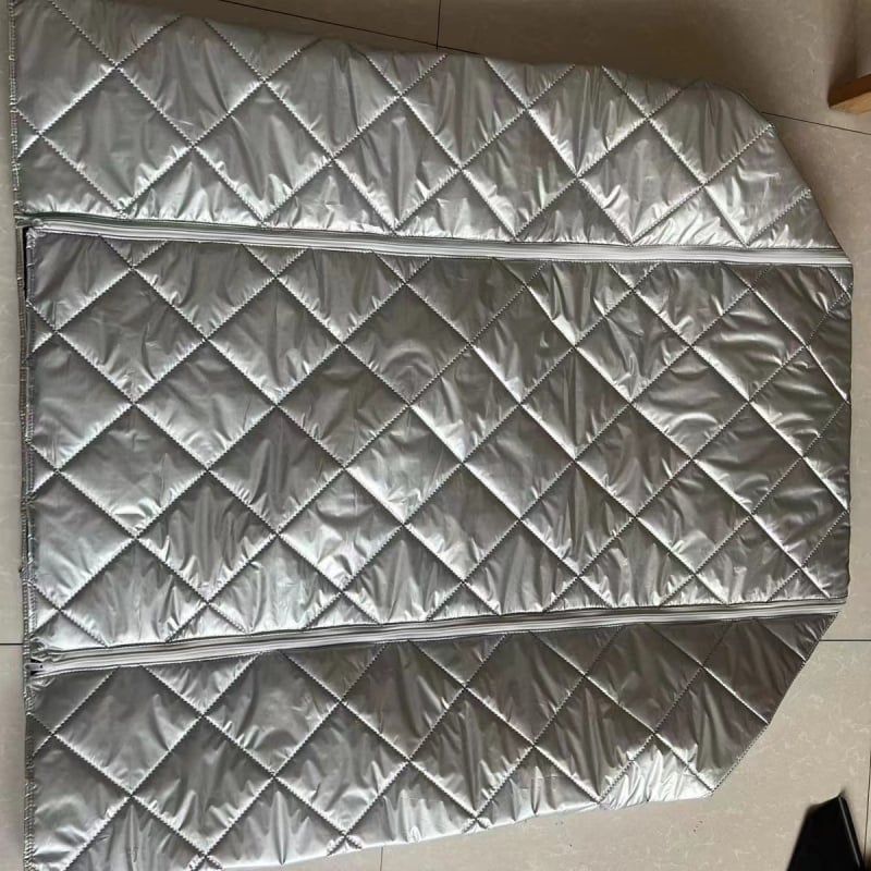 Materijal za navlaku automobila s aluminijskom folijom, ultrazvučno spojeni netkani materijal, trodimenzionalna reljefna pamučna quilt tkanina
