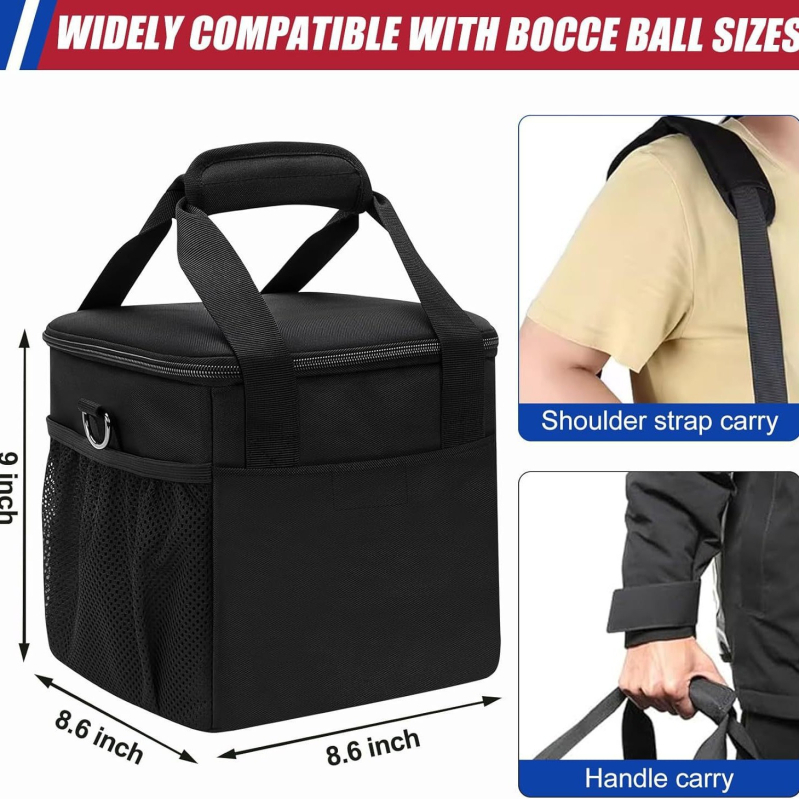 Nothing Oxford torba za bowling – skladište bocce seta, pribor za bowling, za druge loptaške sportove