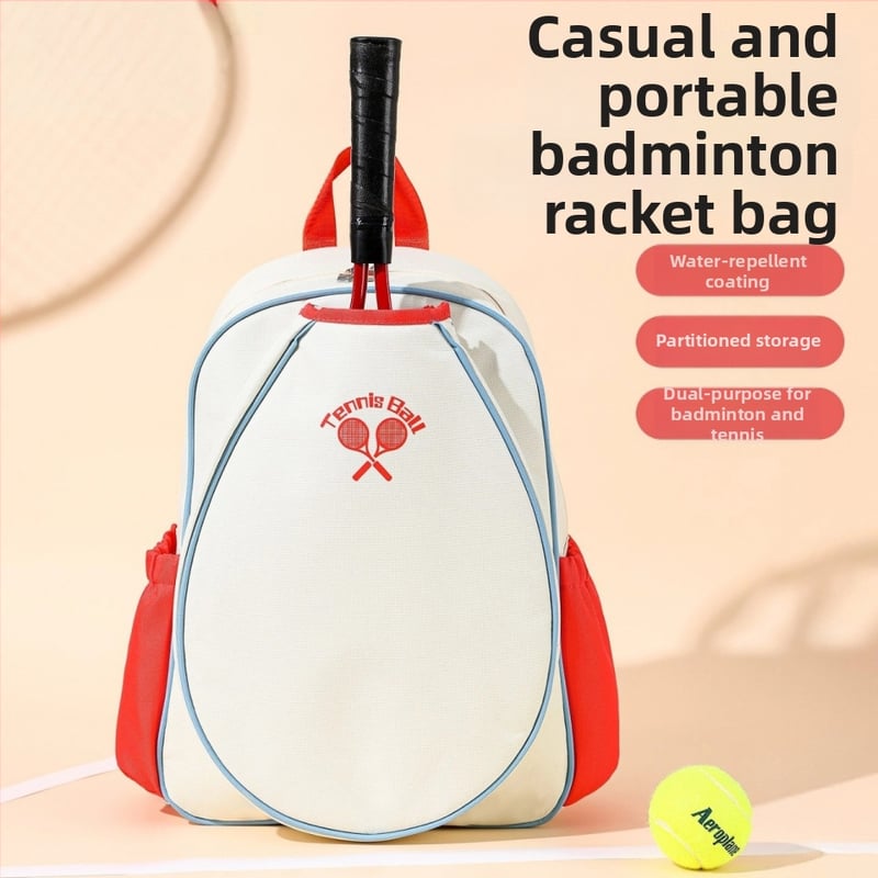Tenisz- és tollaslabdaütő táska, uniszex, labdasportokhoz, poliészter anyag, 20–35L kapacitás, bővíthető