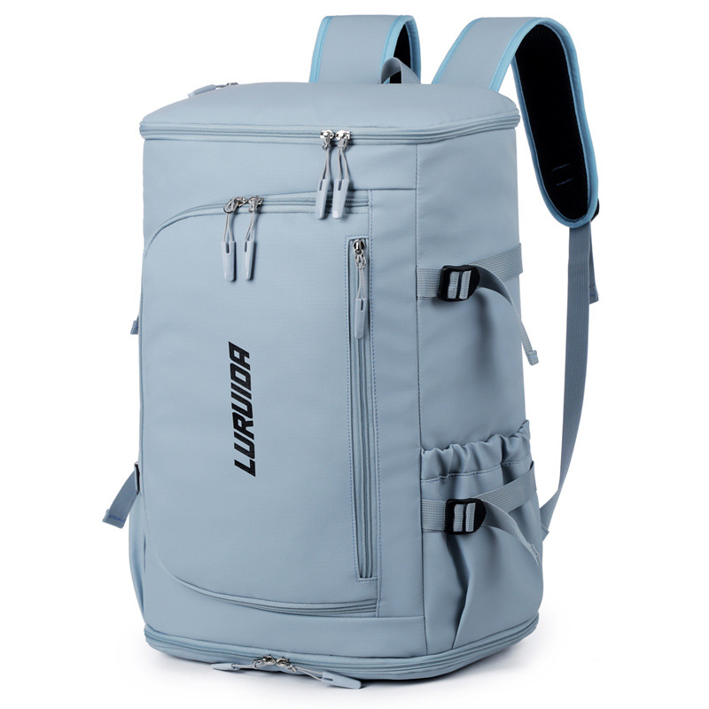 Sportska ruksak za lopte – unisex, Oxford tkanina, vodootporan, zakrivljene ramenske trake, podstava od poliestera, gradski minimalistički stil