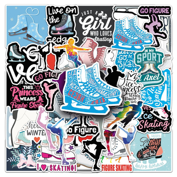 Ten Thousand Codes márkájú matricák, sport sorozat, vízálló, cartoon stílus, offset nyomtatás.