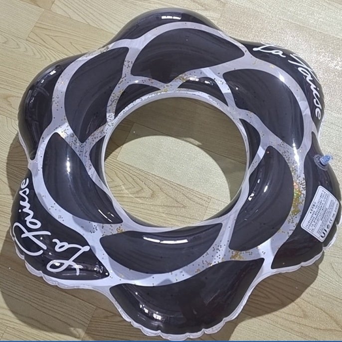 PVC napuhljivi plivački prsten za odrasle, retro pruge, Instagram stil, plivački prsten pod pazuhom