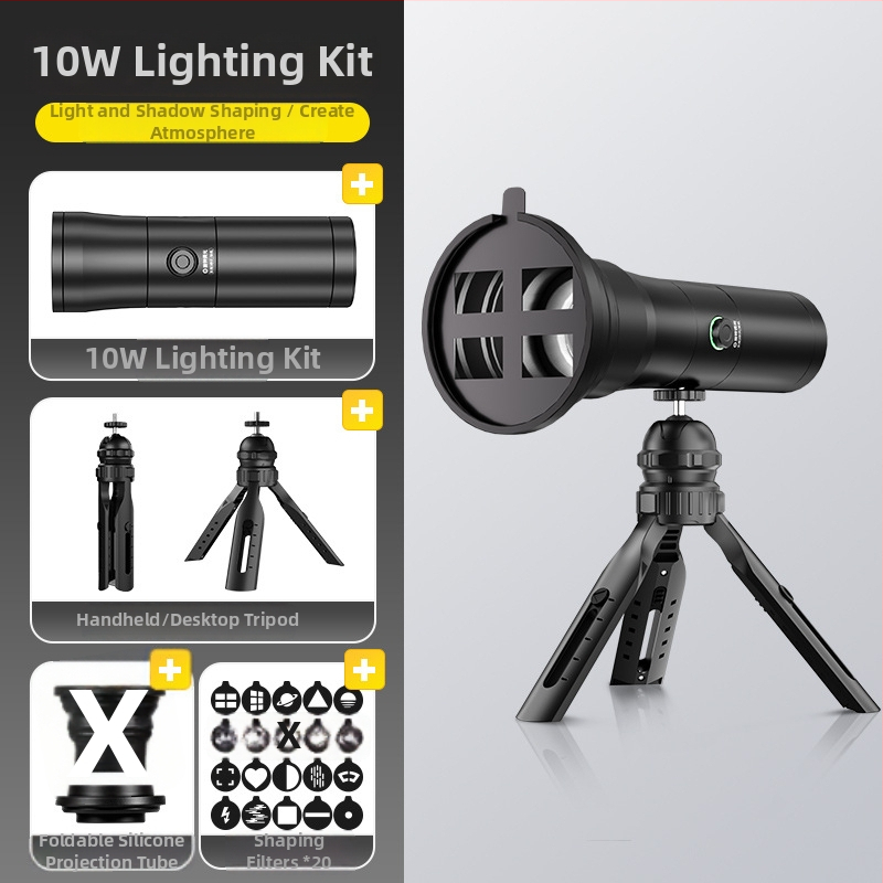 Mini vyplňujúce svetlo pre živé prenosy Yu guang, 10W, Type-C 5V-2A, 5500–5600K, prenosné LED osvetlenie