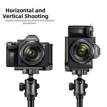 L-typu zvislá doska pre kameru — typ: Photography screws, materiál: hliníková zliatina, značka: Other