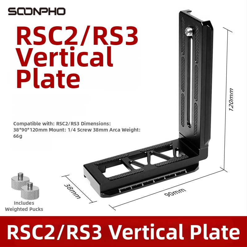 L-typu zvislá doska pre kameru — typ: Photography screws, materiál: hliníková zliatina, značka: Other