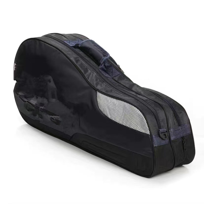 KCTS 4-komplet torba za rekete, unisex preko ramena, za badminton i tenis, Oxford tkanina, prilagodljiva