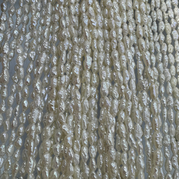 3-4 mm Keshi slatkovodne bisere Barok DIY ogrlica s rižinim perlicama