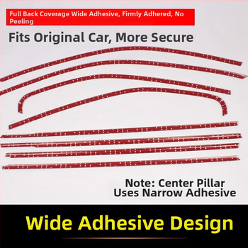 Nerezová oceľová ozdobná lišta k oknu pre VW Sagitar