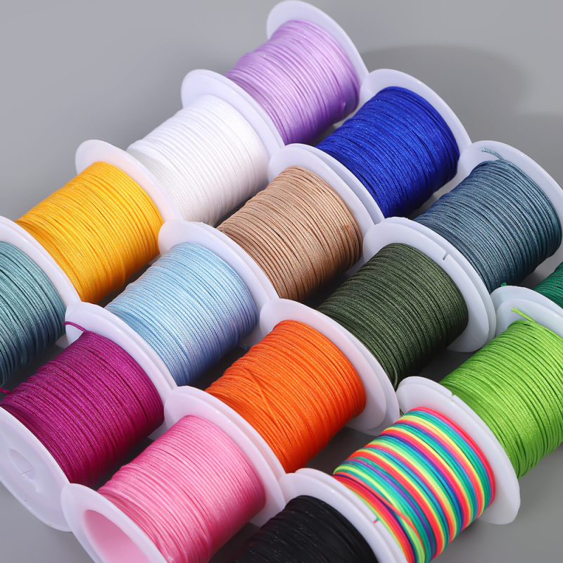 DIY set za narukvice: 72 najlonske niti, 20 boja, ručno pletene vrpce za nakit