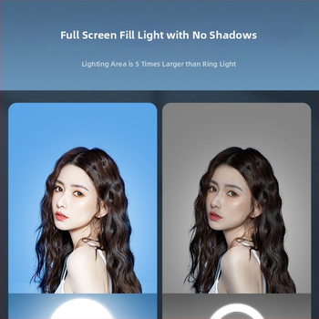 LED prstenové svetlo pre stolné nahrávanie | tri teplotné režimy, výkon do 10W, napájanie 5V, pre telefónne selfie a živé vysielanie