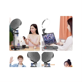 LED prstenové svetlo pre stolné nahrávanie | tri teplotné režimy, výkon do 10W, napájanie 5V, pre telefónne selfie a živé vysielanie