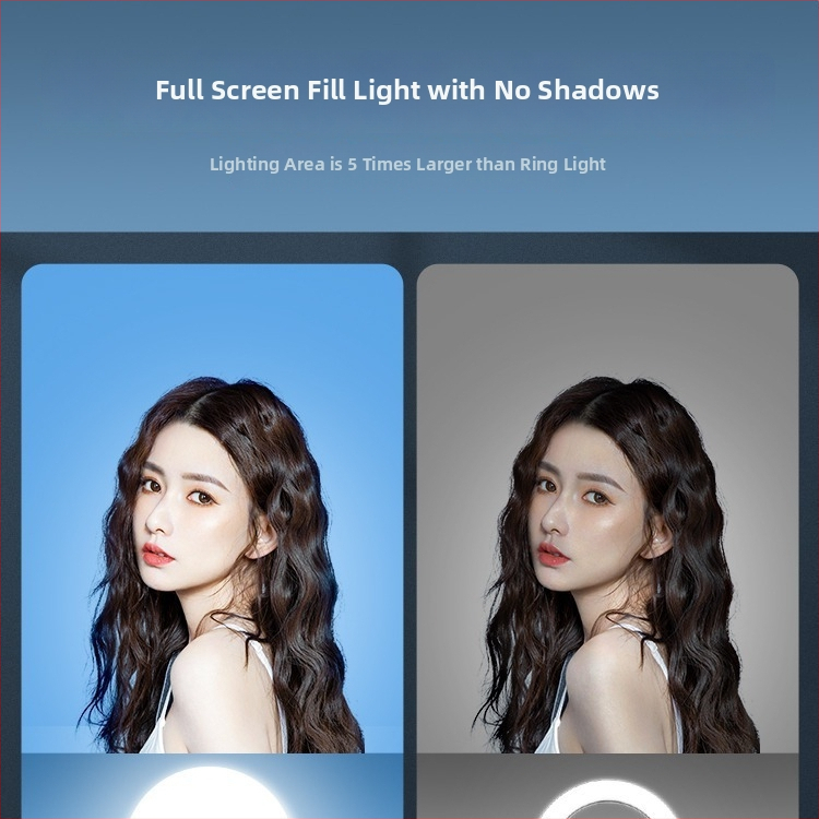 LED prstenové svetlo pre stolné nahrávanie | tri teplotné režimy, výkon do 10W, napájanie 5V, pre telefónne selfie a živé vysielanie