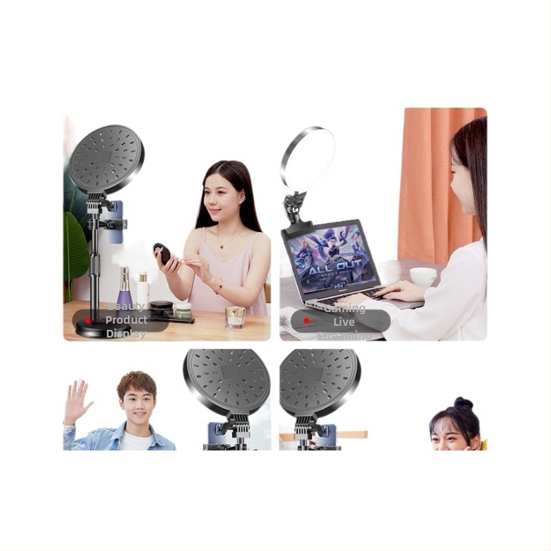 LED prstenové svetlo pre stolné nahrávanie | tri teplotné režimy, výkon do 10W, napájanie 5V, pre telefónne selfie a živé vysielanie