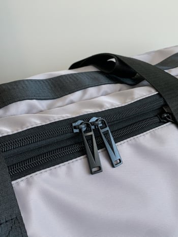 Badminton hátizsák nagy kapacitású, 36–55 L, száraz‑nedves rekesz, Oxford anyag, külön cipőrekesz, uniszex