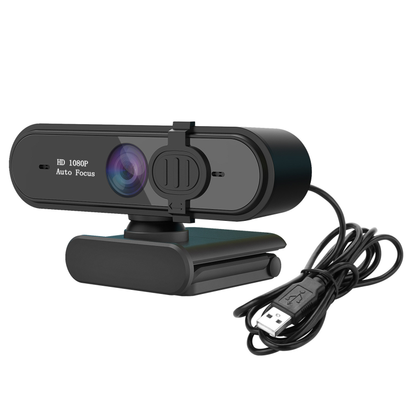 Webcam HD K20 cu autofocus, 1080p, USB 2.0, fără driver, microfon încorporat
