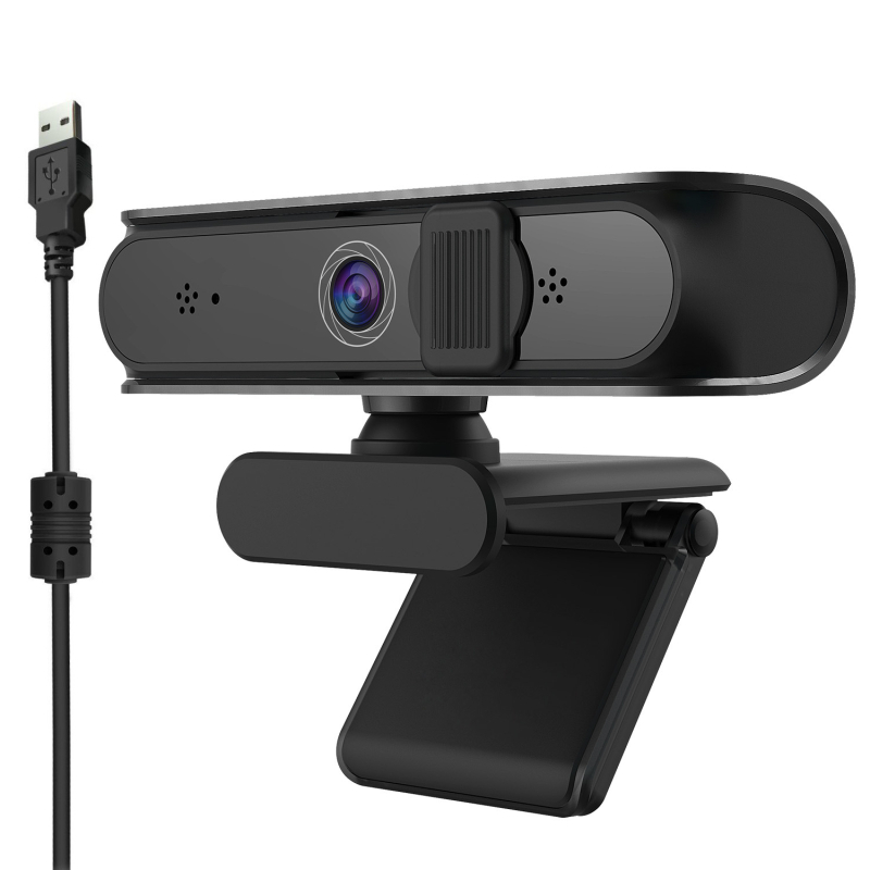 Webcam HD K20 cu autofocus, 1080p, USB 2.0, fără driver, microfon încorporat