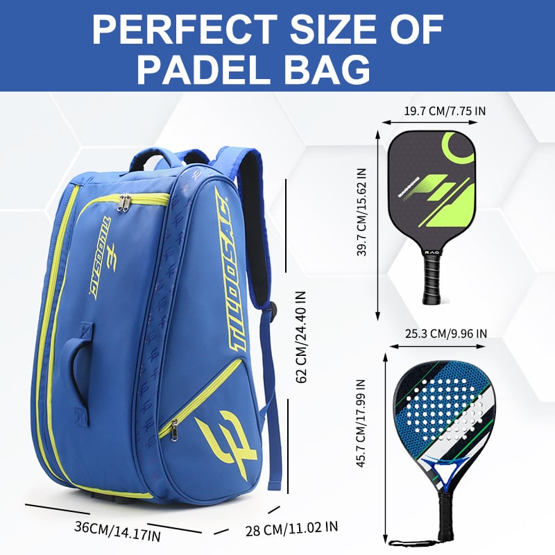 Torba velike kapacitete za Pickleball i badminton, višenamjenska tenis torba za vanjske sportove