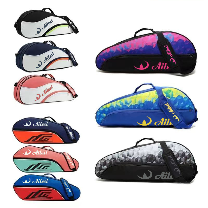 Nova unisex torba za badminton i tenis, preko ramena ili kao ruksak, kapacitet za 3 ili 6 reketa, višenamjenska profesionalna torba za rekete