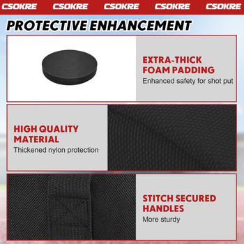 Shot Put Storage Bag – Oxford tkanina; Marka: Nothing; Za druge sportove s loptama (Bowling dodaci)
