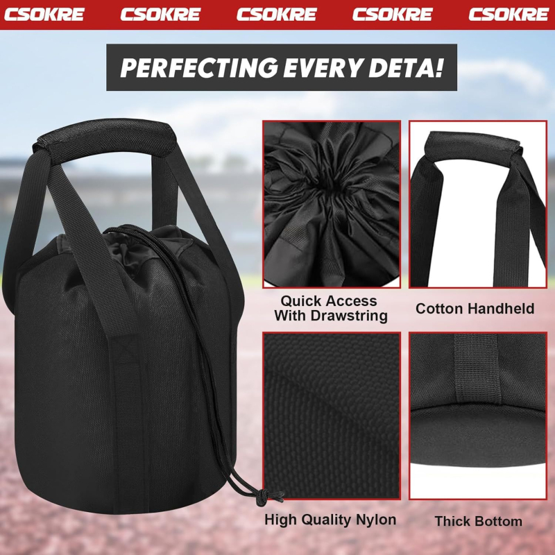 Shot Put Storage Bag – Oxford tkanina; Marka: Nothing; Za druge sportove s loptama (Bowling dodaci)