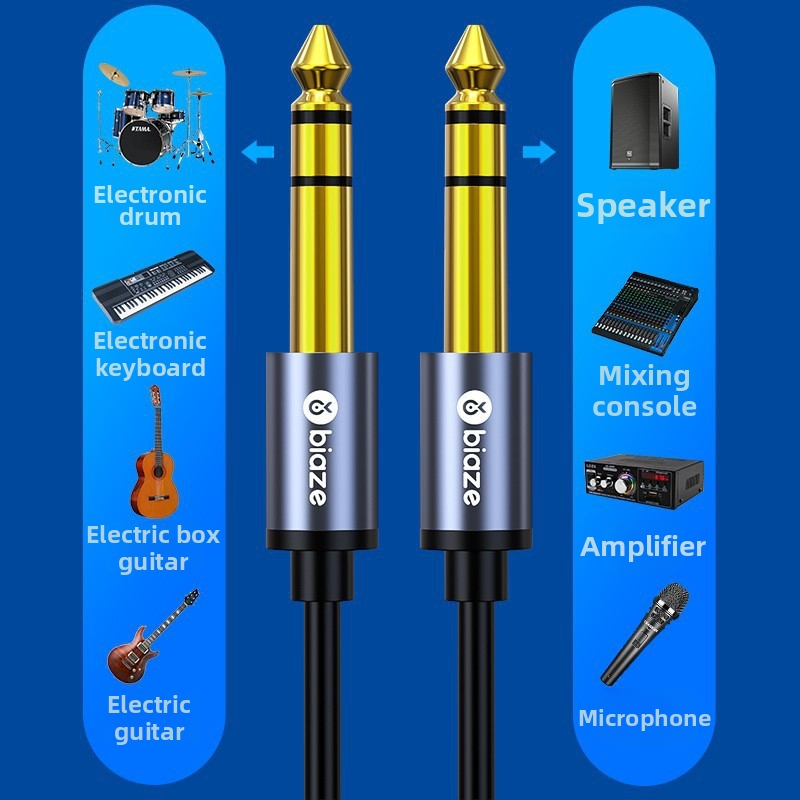 Biaze Y17 Audio kabel s tri vodiči, muški–muški