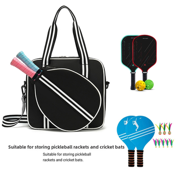 Torba za pickleball s naramenicom, model 2026, velika kapaciteta, torba za pohranu reketa