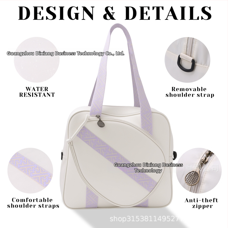 Taška na rakety pre pickleball — Oxford látka, značka XINGNAN; vhodná pre pickleball, stolný tenis, bedminton a ďalšie loptičkové športy