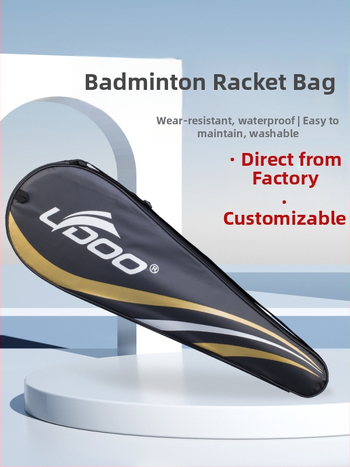 Torba za badminton s dvije rekete, prijenosna sportska torba, vodootporna Oxford tkanina, prilagodljiva