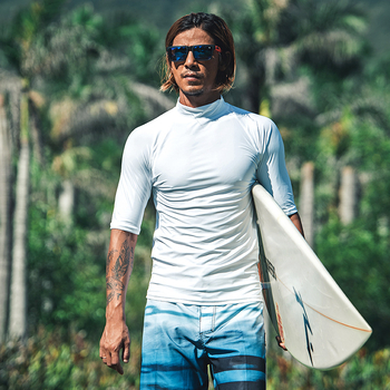 Muški kupaći kostim s kratkim rukavima, brzo se suši, za ronjenje, pogodan za ljeto, proljeće i jesen