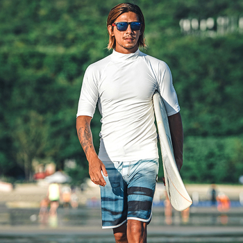 Muški kupaći kostim s kratkim rukavima, brzo se suši, za ronjenje, pogodan za ljeto, proljeće i jesen