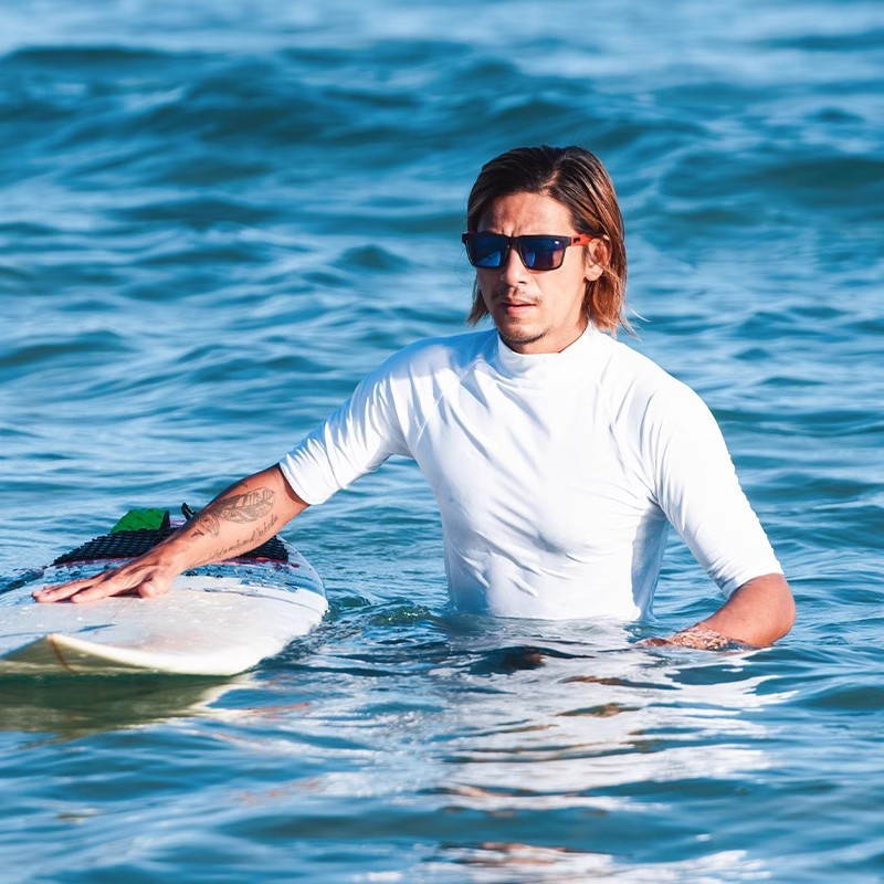 Muški kupaći kostim s kratkim rukavima, brzo se suši, za ronjenje, pogodan za ljeto, proljeće i jesen