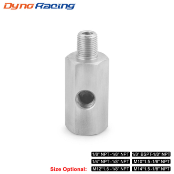 Senzor tlaka ulja T spoj s 1/8NPT sučeljem, nehrđajući čelik, kompatibilan s M12x1.5, M14x1.5, NPT1/4, M10x1.5