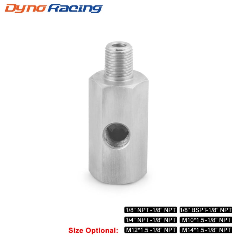 Senzor tlaka ulja T spoj s 1/8NPT sučeljem, nehrđajući čelik, kompatibilan s M12x1.5, M14x1.5, NPT1/4, M10x1.5