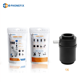 Adaptér kamery mikroskopu pre stereoskopický trinokulárny s C-mountom, rozširuje zorné pole