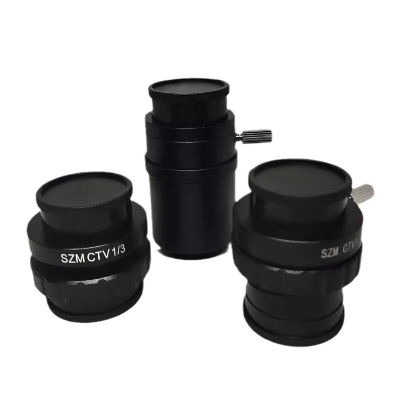 Адаптер за камера към микроскоп за стерео триноскопи, C-монтировка, разширява зрителното поле