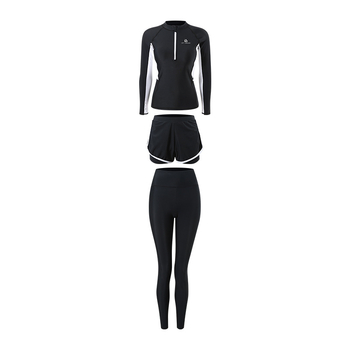 Ženski wetsuit s UV zaštitom, tkanina od mješavine kemijskih vlakana, karirani uzorak, za sve sezone, za ronjenje