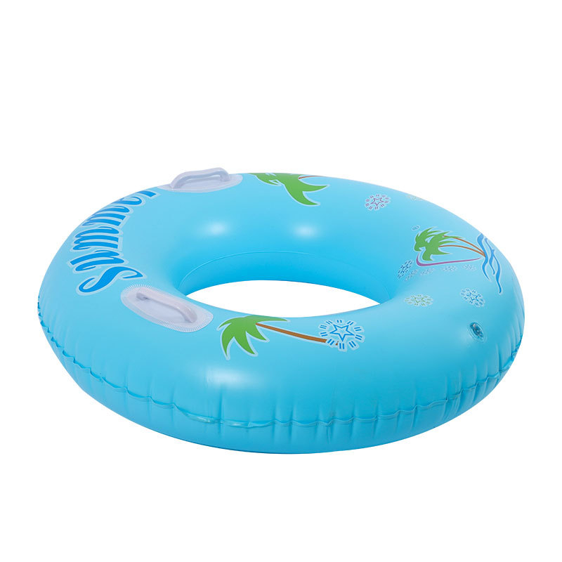 Naduvani plivački prsten za početnike, dizajn protiv prevrtanja za odrasle, pogodan za vodene zabave i bazene, PVC materijal