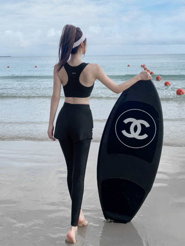 Cassidy/Casey Женски двучастов водолазен костюм от найлон с UV защита и дълъг ръкав – бързосъхнещ, едноцветен, за гмуркане и плуване