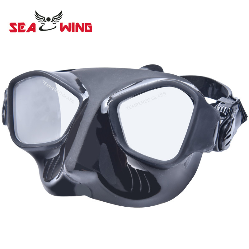 Maska za slobodno ronjenje za odrasle, Seawing Fast Fish, dizajn 3 u 1, anti-fog, leća od kaljenog stakla