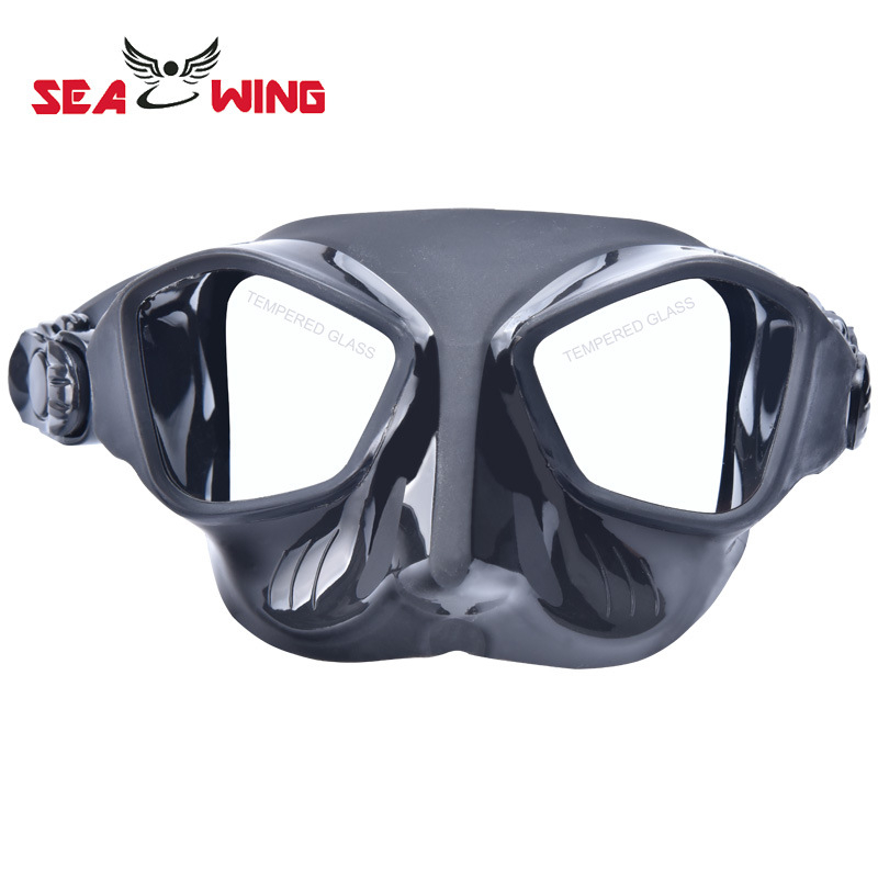 Maska za slobodno ronjenje za odrasle, Seawing Fast Fish, dizajn 3 u 1, anti-fog, leća od kaljenog stakla
