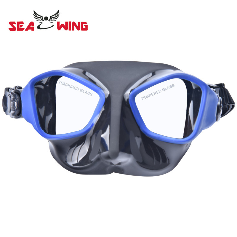 Maska za slobodno ronjenje za odrasle, Seawing Fast Fish, dizajn 3 u 1, anti-fog, leća od kaljenog stakla