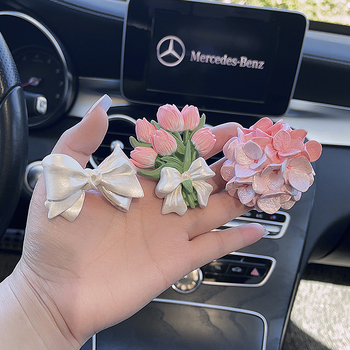 Auto difuzor kamenje s gip"skim držačem, klip za izlaz zraka, musk miris, aromatičan i uklanjanje mirisa