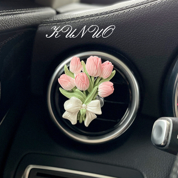 Auto difuzor kamenje s gip"skim držačem, klip za izlaz zraka, musk miris, aromatičan i uklanjanje mirisa